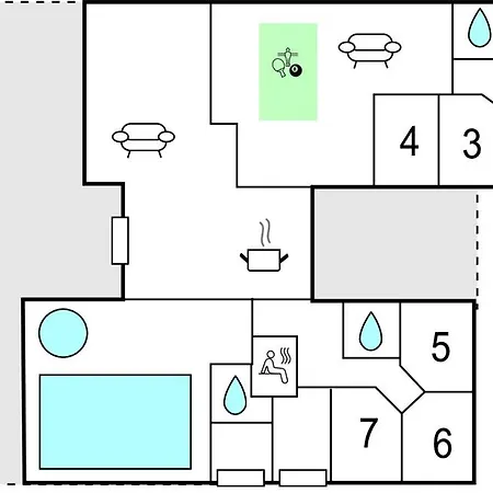 Ferienhaus Schönes Haus In Mit Innenpool